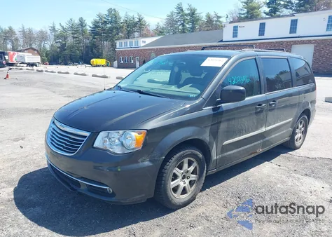 2012 Chrysler Town & Country Touring из США, поврежденный, VIN 2C4RC1BG4CR189809